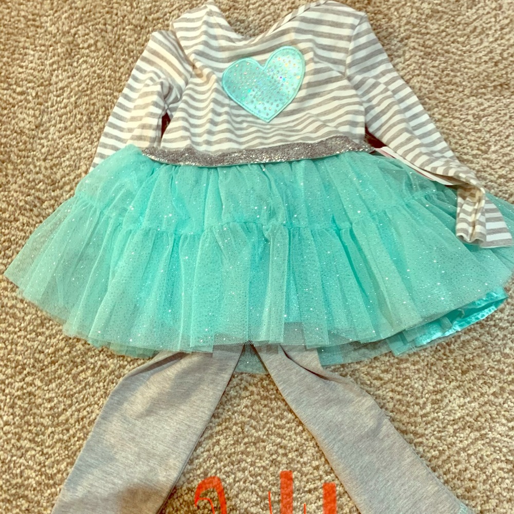 24 months girls dress/ top and pants